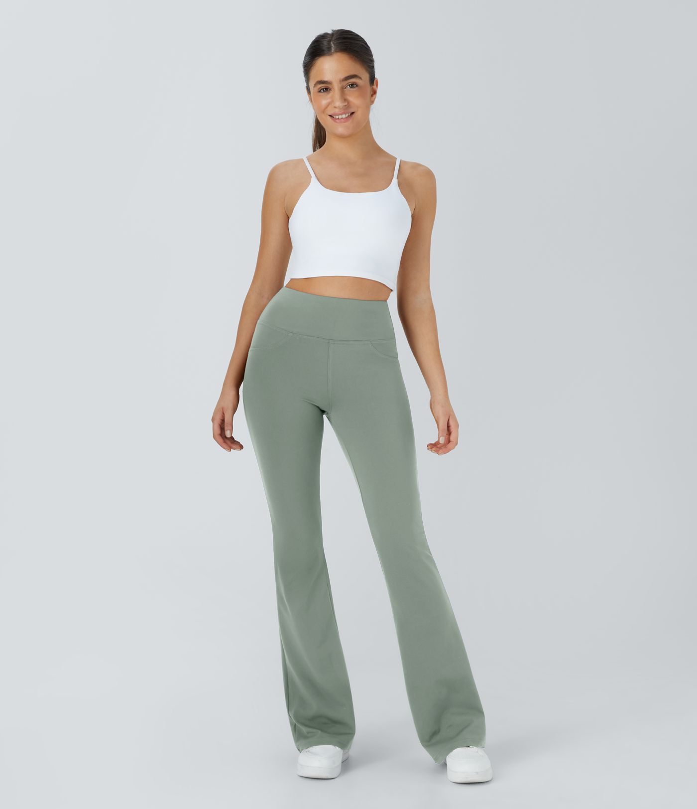 DayStretch High Waisted Pocket Flare Yoga Leggings