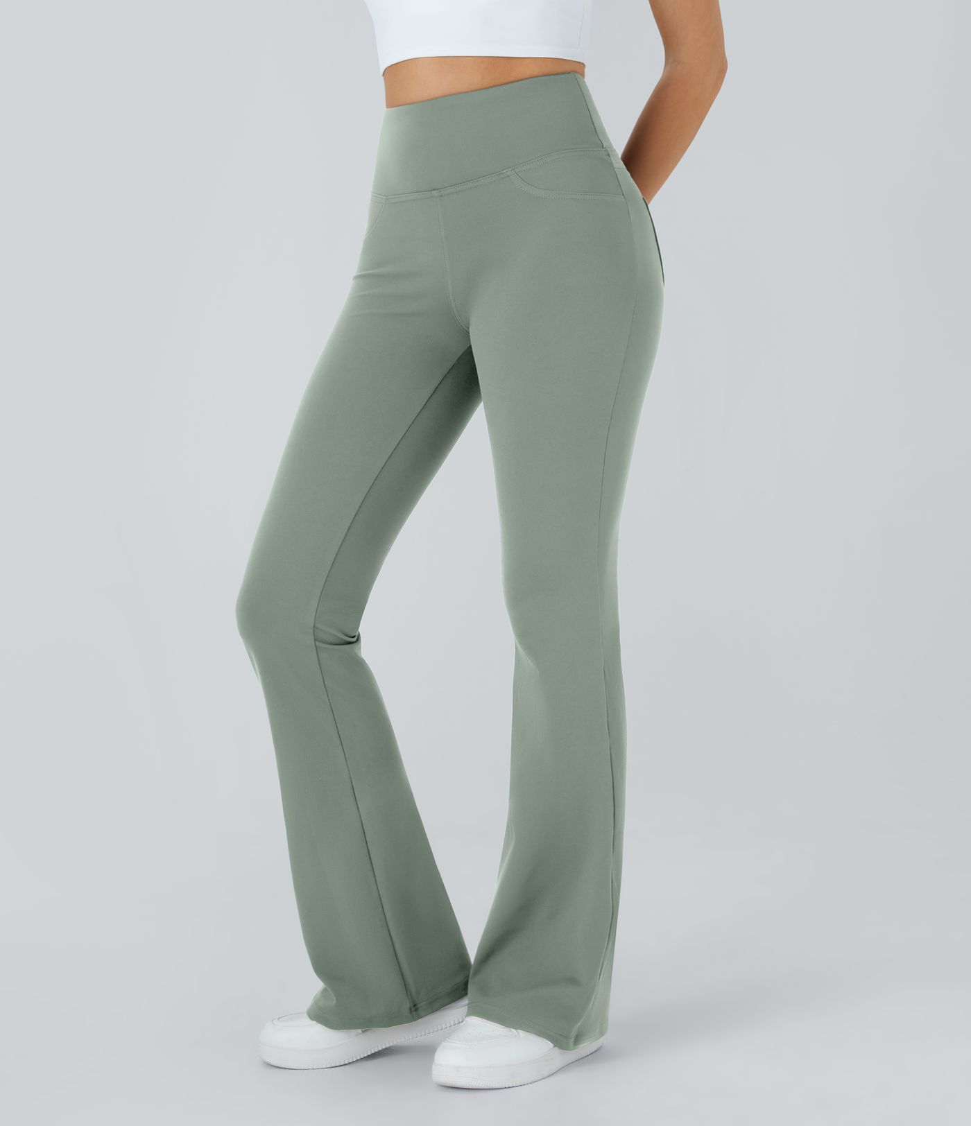DayStretch High Waisted Pocket Flare Yoga Leggings