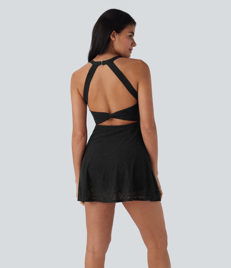 Vestido de Baile Mini 2 en 1 con Bolsillos-Súper Fácil