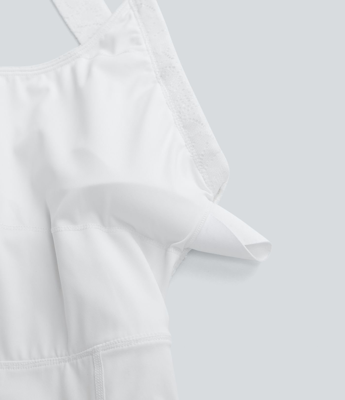 Nėriniuota 2-in-1 mini šokių aktyvi suknelė su kišenėmis - Lengva ir paprasta