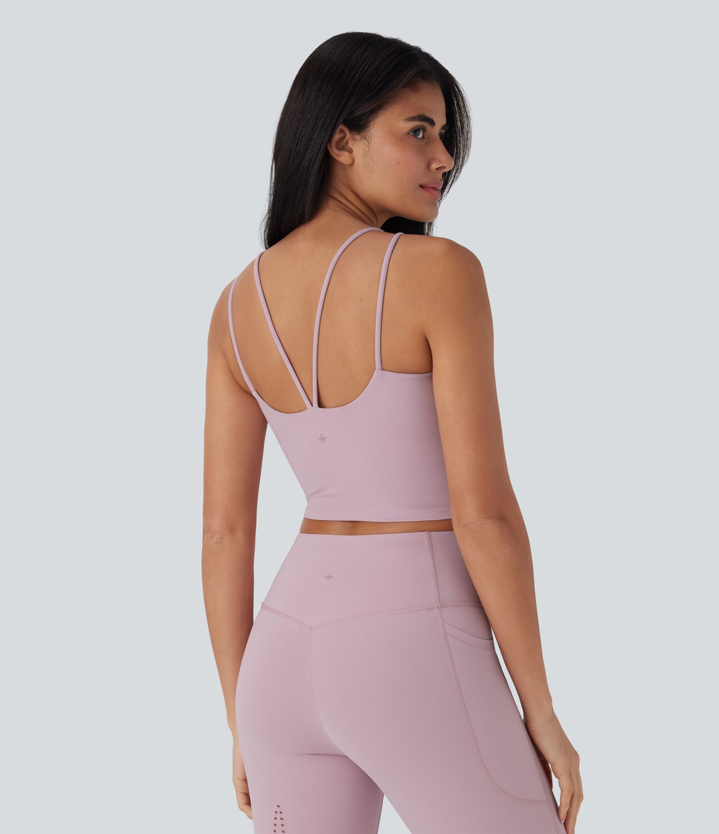 Halara UltraSculpt™ Cool Quick Dry Cropped Yoga Tank Top-UPF50+