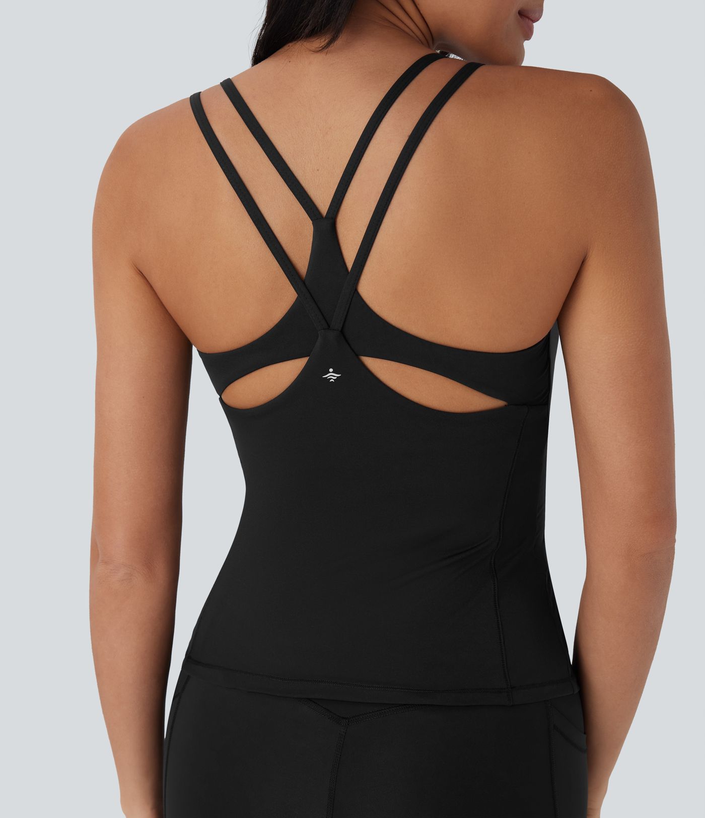 Halara UltraSculpt™ Cool Quick Dry Molded Cups Yoga Cami Top-UPF50+