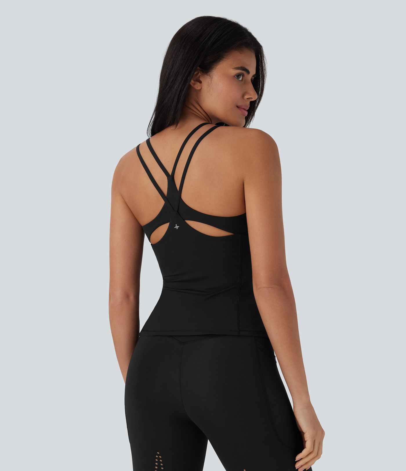 Halara UltraSculpt™ Cool Quick Dry Molded Cups Yoga Cami Top-UPF50+