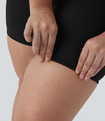 Short cycliste 12,5 cm d'entraînement gainant taille haute grande taille avec poches Halara UltraSculpt™ Short cycliste 12,5 cm d'entraînement gainant taille haute grande taille avec poches Halara UltraSculpt™