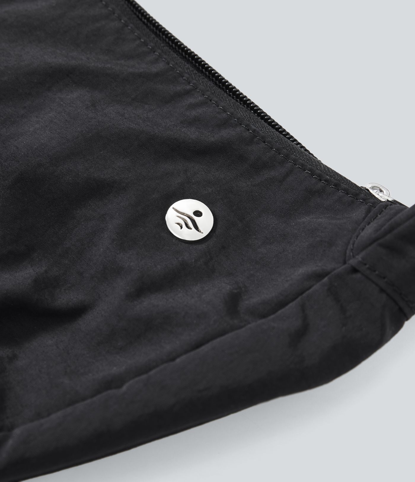 Halara Logo Zipper Casual Shoulder Bag