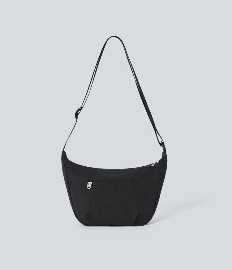 Halara Logo Zipper Casual Shoulder Bag