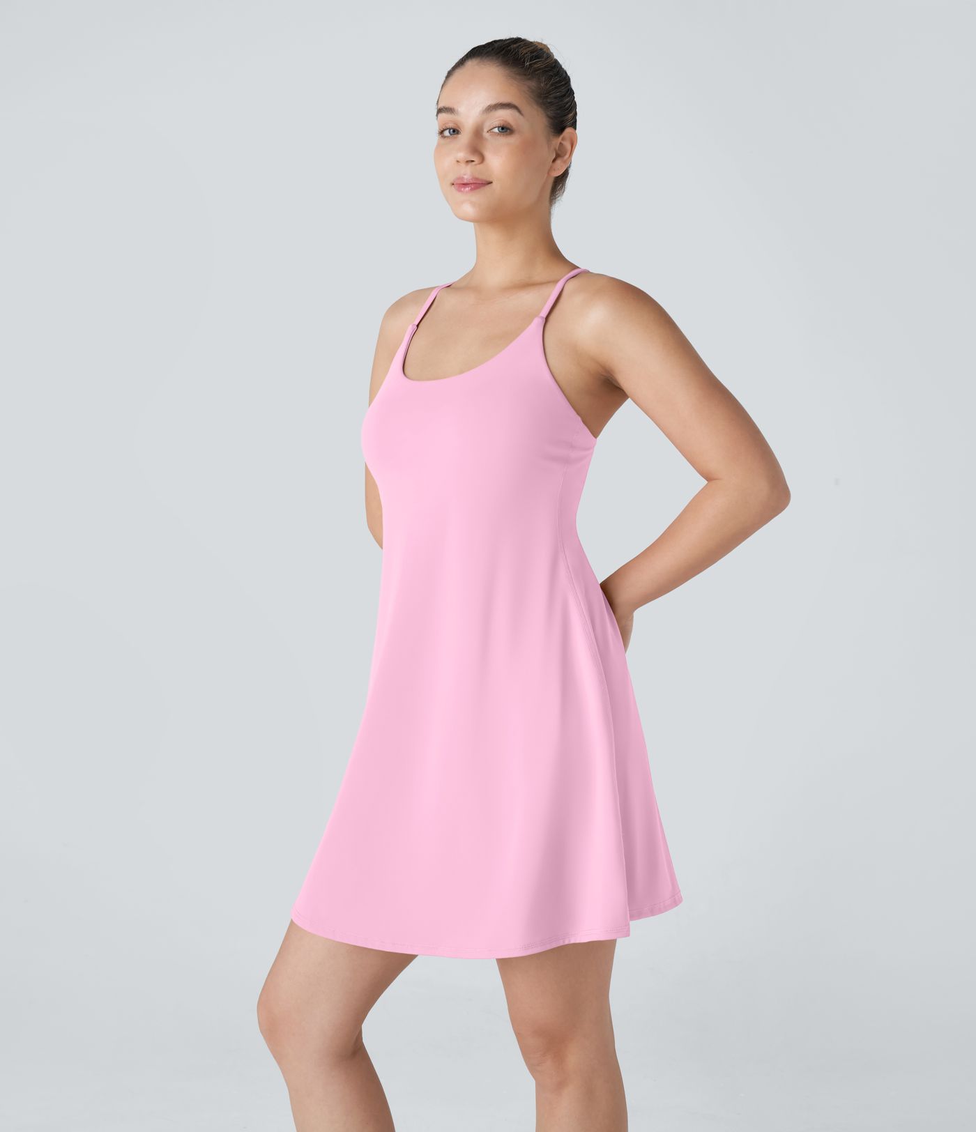 SoftlyZero™ Plush Backless Active Dress-Longer Length-Easy Peezy Edition