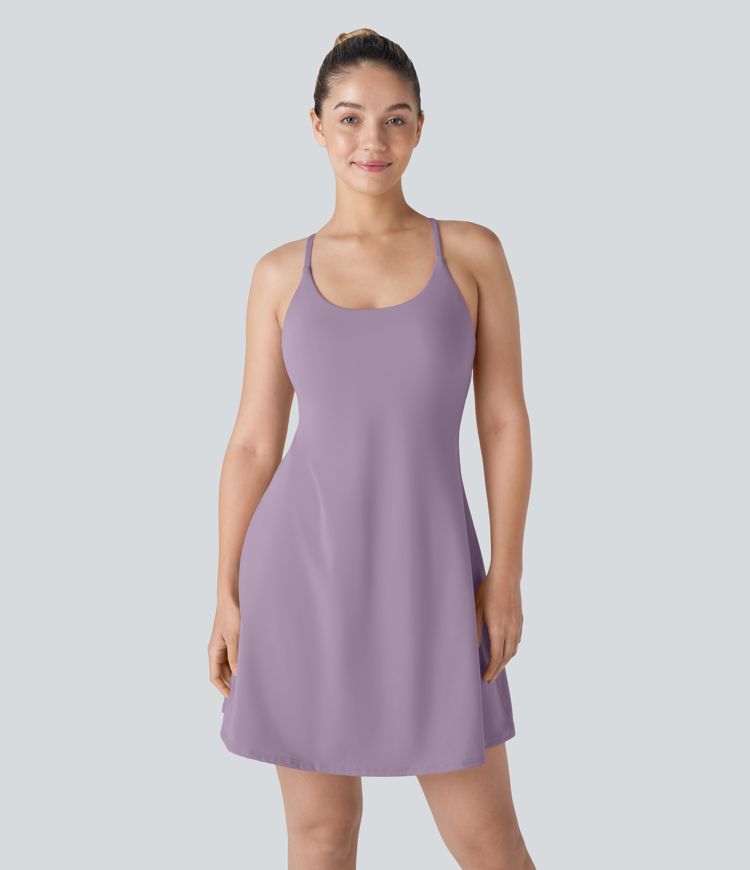 Softlyzero™ Plush Backless Active Dress-Longer Length-Easy Peezy Edition