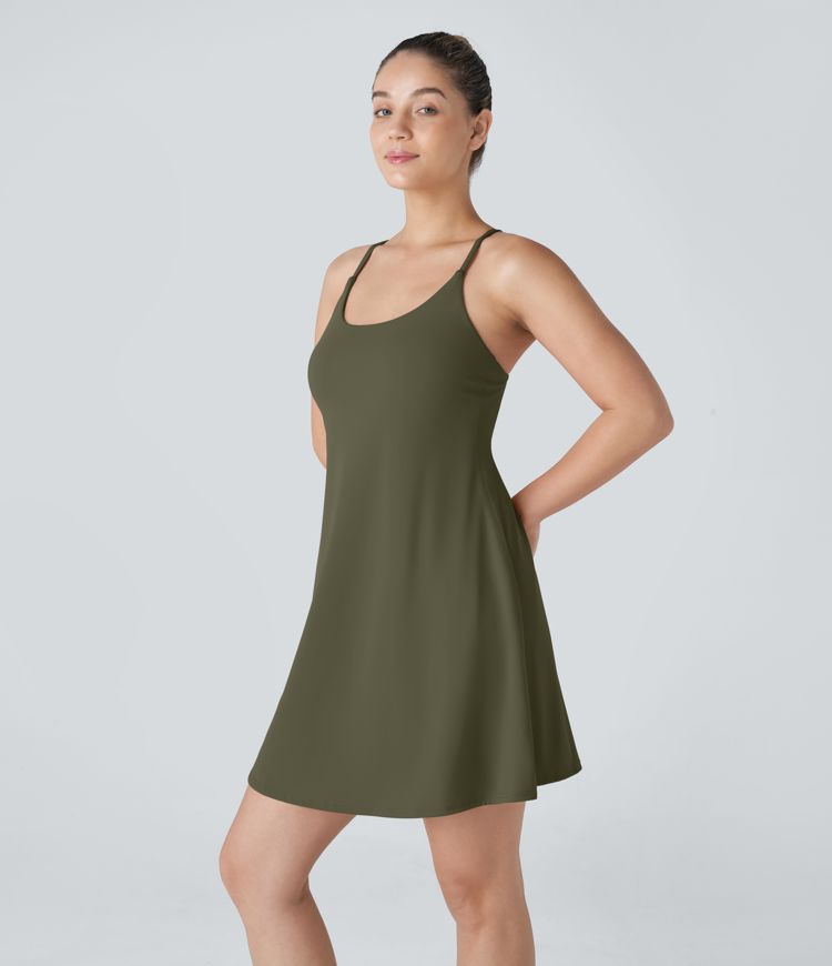 Softlyzero™ Plush Backless Active Dress-Longer Length-Easy Peezy Edition