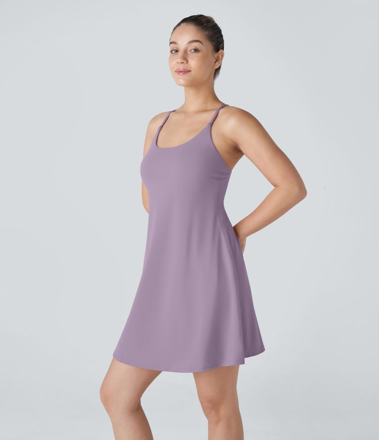 Softlyzero™ Plush Backless Active Dress-Longer Length-Easy Peezy Edition