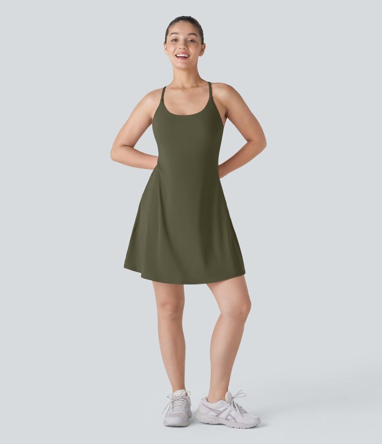SoftlyZero™ Robe Active Sans Dos - Longueur Allongée - Édition Facile à Porter