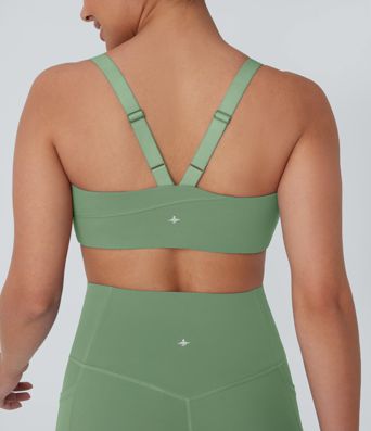 Halara UltraSculpt™ Soutien-gorge de sport à col en U à support moyen