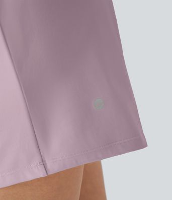 슈퍼 하이 웨이스트 백 포켓 사이드 히든 포켓 2-in-1 요가 반바지