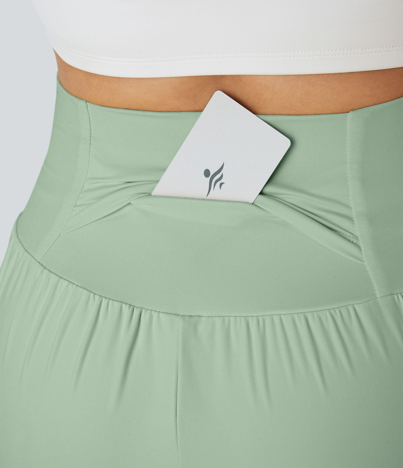 SoftlyZero™ Airy Super High Waisted 2-in-1  Cool Touch Yoga Shorts 5'' with Pockets-Longer Length