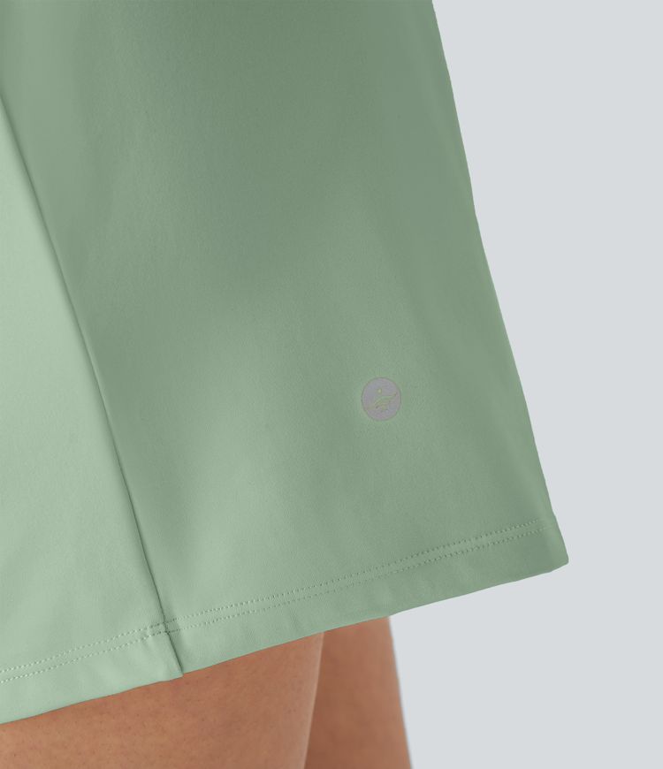 SoftlyZero™ Airy Super High Waisted 2-in-1  Cool Touch Yoga Shorts 5'' with Pockets-Longer Length