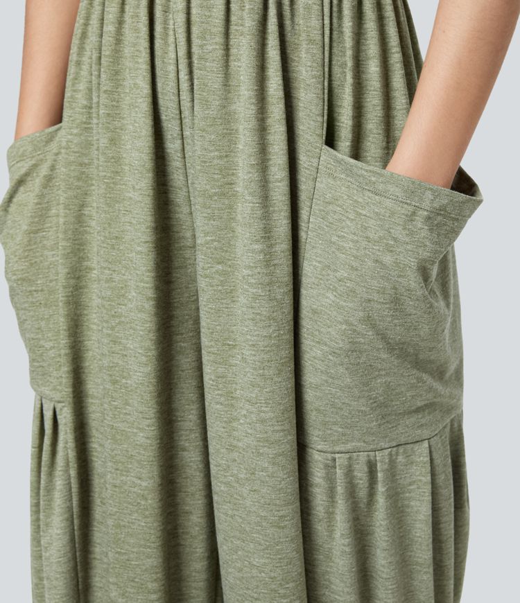 Pocket Relax Casual Jumpsuit