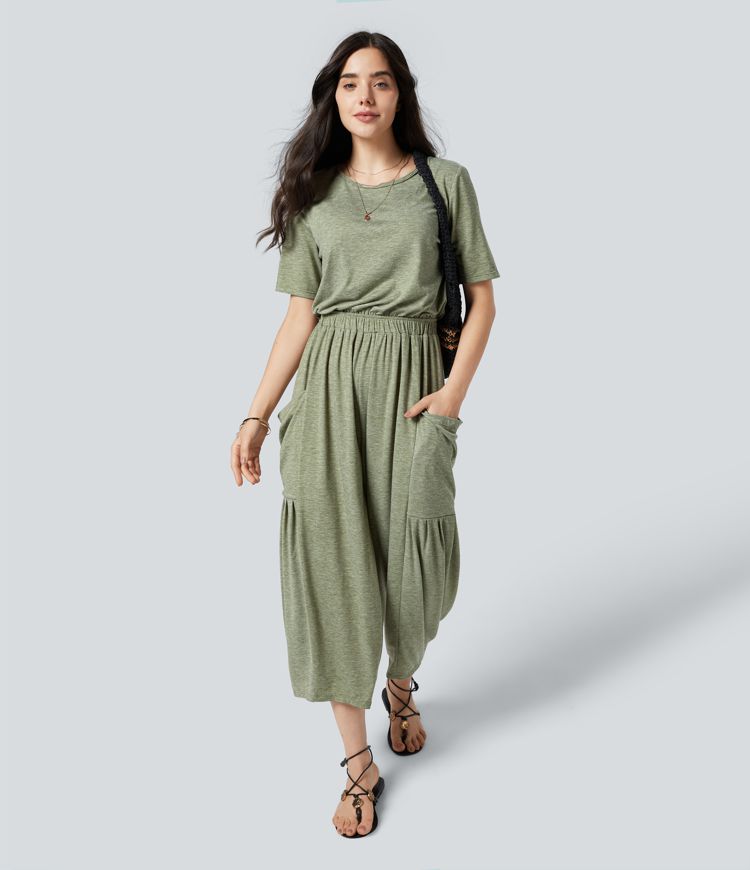 Pocket Relax Casual Jumpsuit