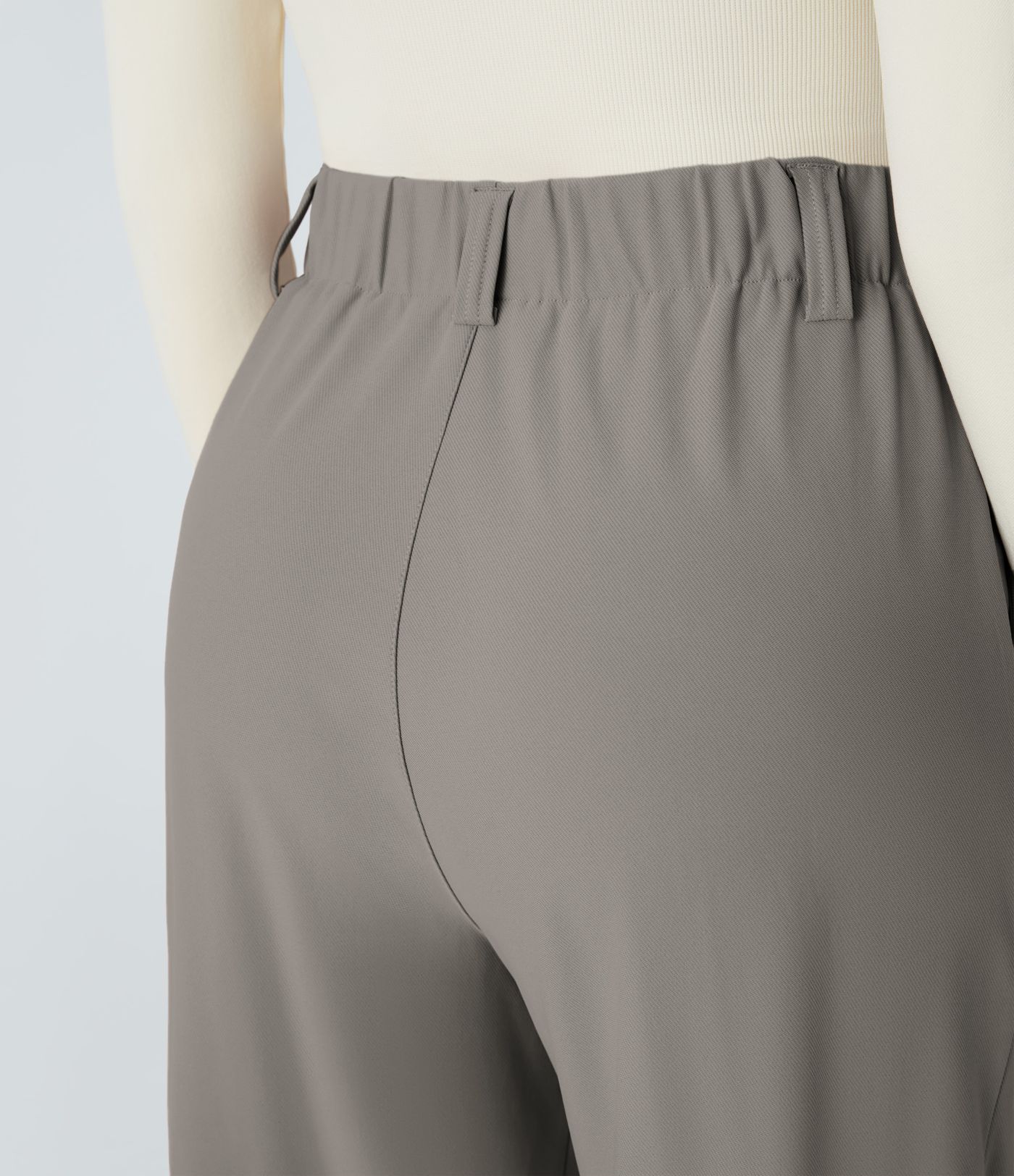 Halara Flex™ High Waist Pleated Side Pocket Wide Leg Twill Work Pants