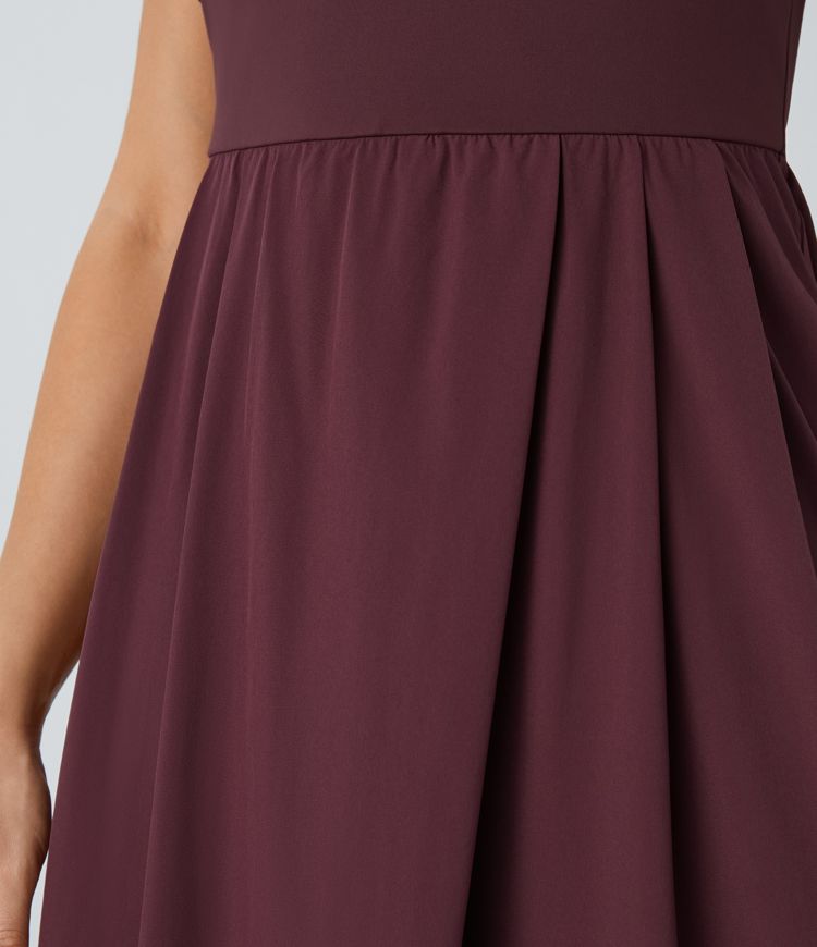 Breezeful™ Pocket Wide Leg Quick Dry Casual Slip Jumpsuit