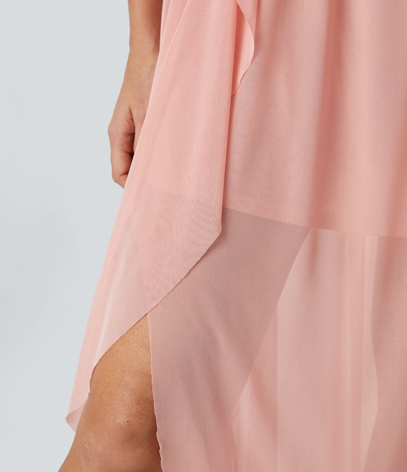 Tube Backless Tie Back Draped Ruffle Flowy Maxi Resort Dress