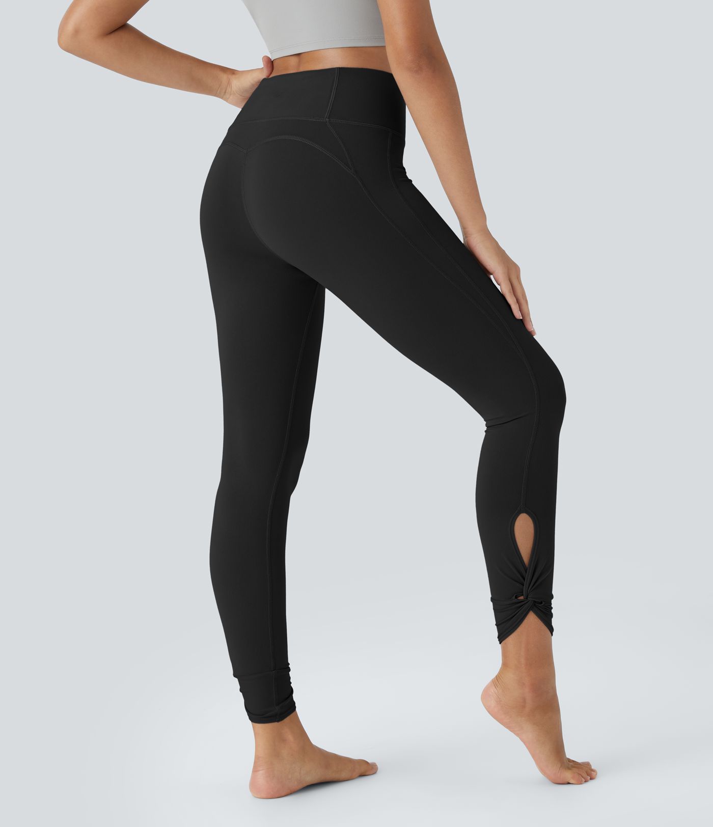 SoftlyZero™ Yogalegging met hoge taille en uitgesneden zakken - UPF50+