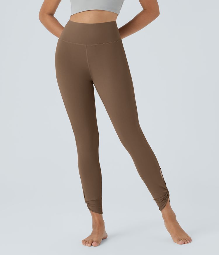 【WONDER WONDER】Peel Layered Shirring Pleated Slit Leggings 873691203458.jpg