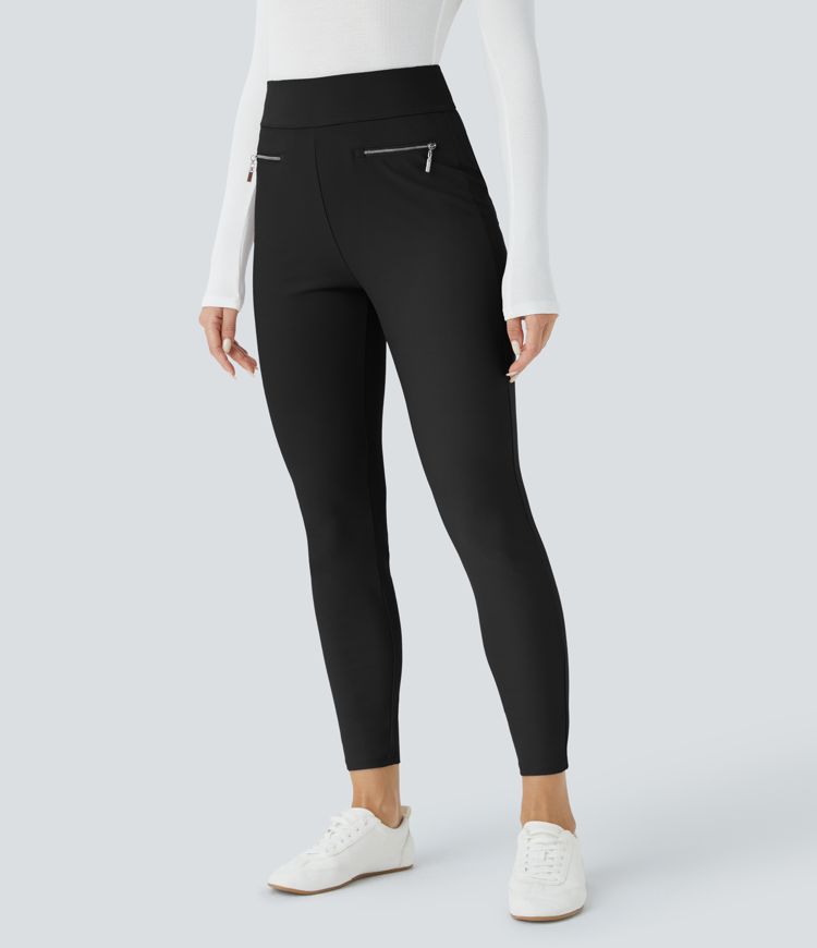 Halara Flex™ High Waisted Back Side Pocket Twill Work Trousers