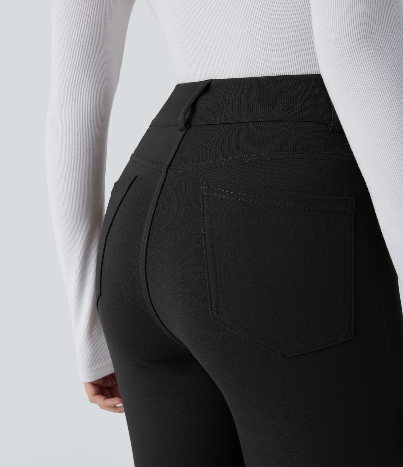 Halara Flex™ SculptKnit High Waisted Decorative Pockets Work Skinny Pants