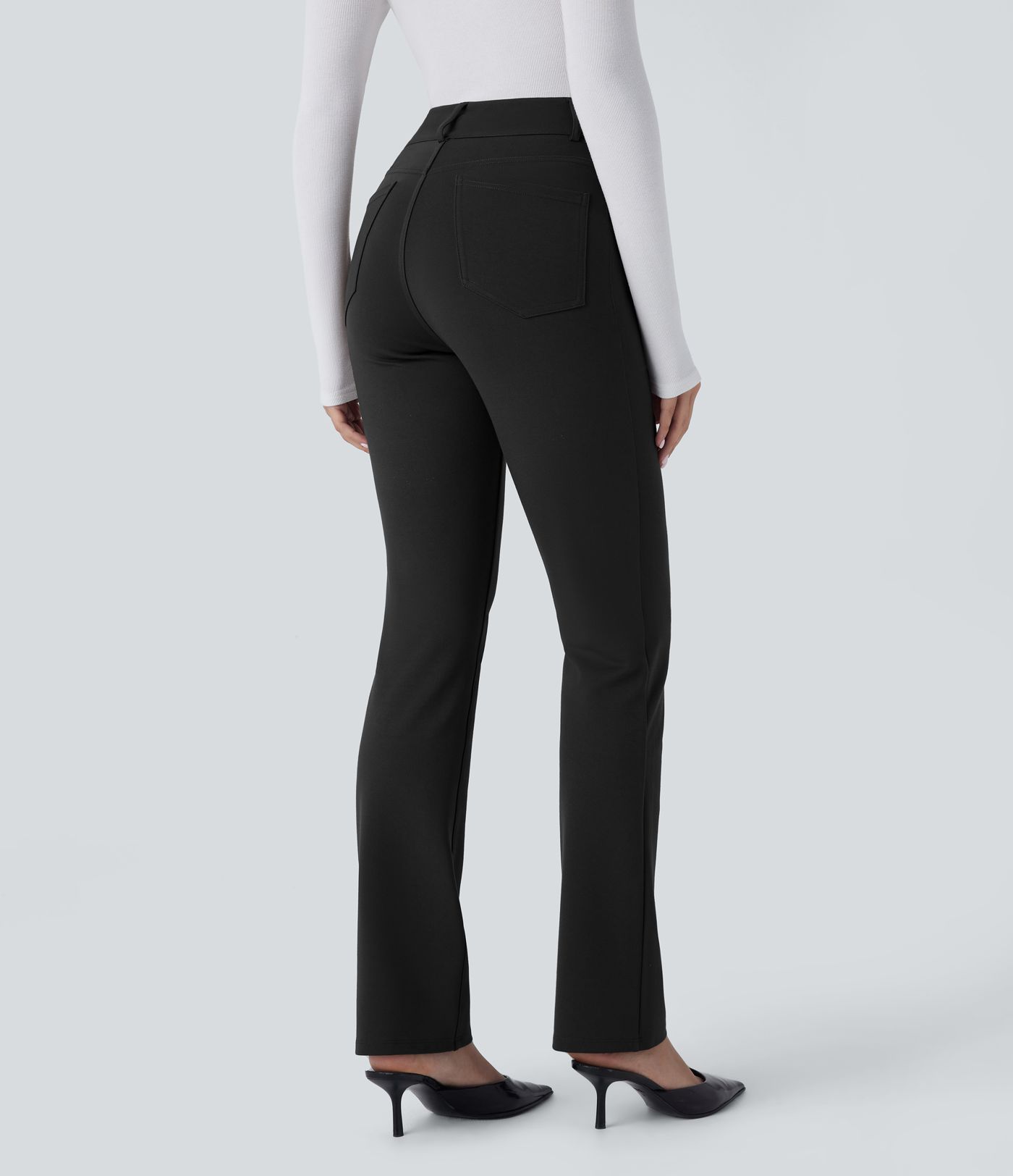 Halara Flex™ SculptKnit High Waisted Decorative Pockets Work Skinny Pants