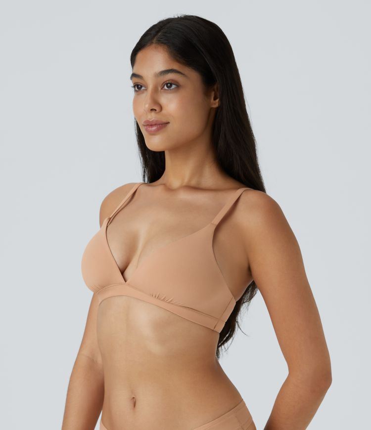 High Stretch Skin Friendly Adjustable Strap Backless Lounge Underwear Bra