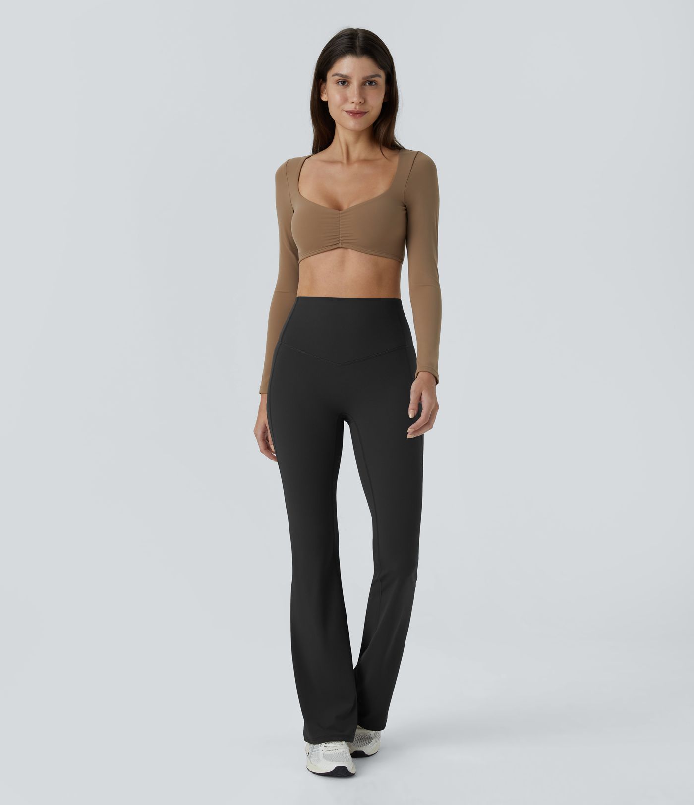 Halara UltraSculpt™ High Waisted Tummy Control Shaping Yoga Flare Leggings