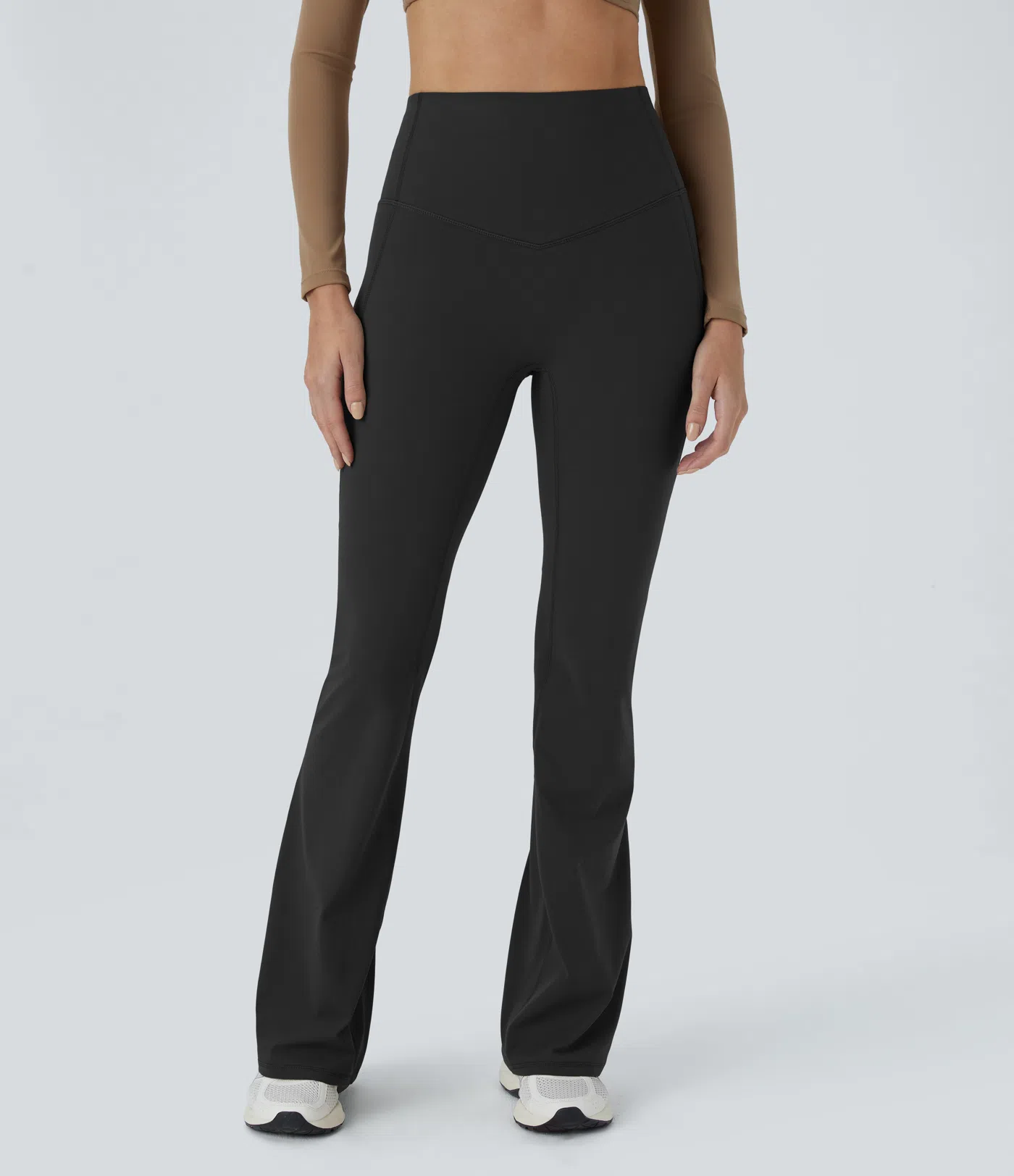 Halara UltraSculpt™ SoCinched High Waisted Tummy Control Shaping Yoga Flare Leggings