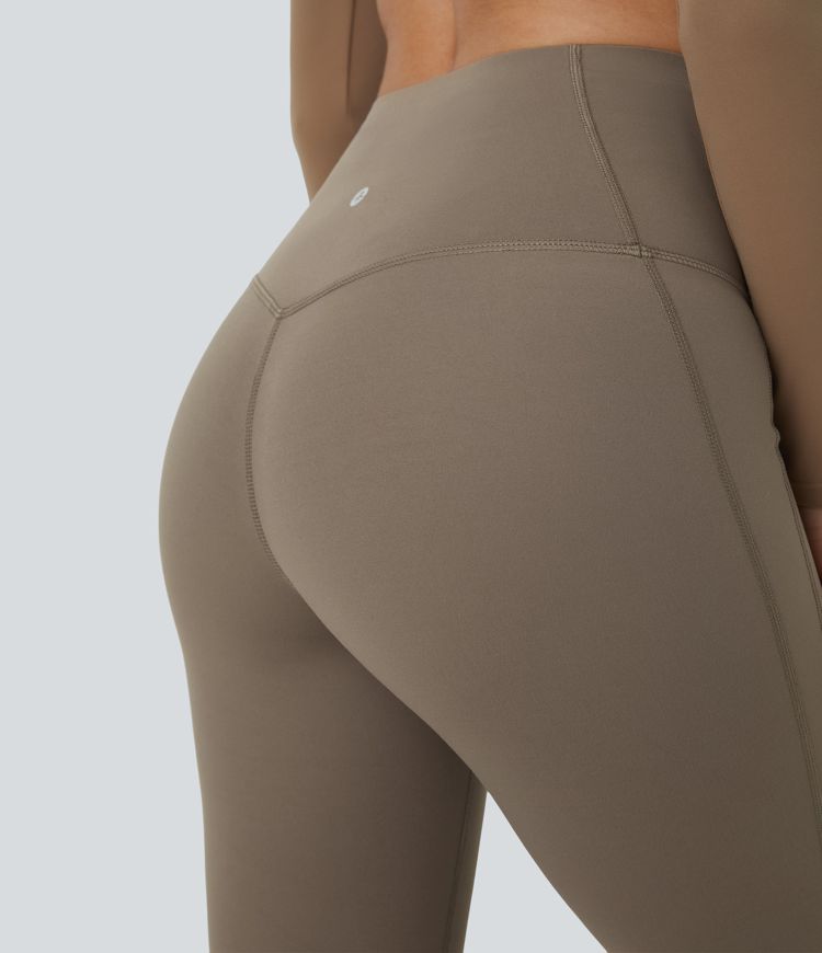 Halara UltraSculpt™ SoCinched High Waisted Tummy Control Shaping Yoga Flare Leggings