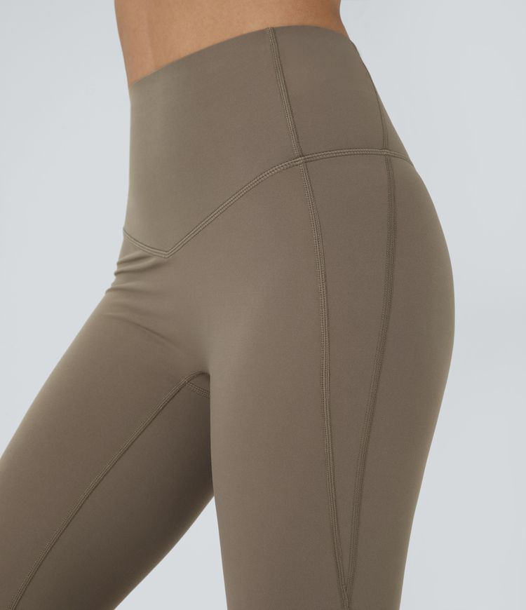 Halara UltraSculpt™ SoCinched High Waisted Tummy Control Shaping Yoga Flare Leggings