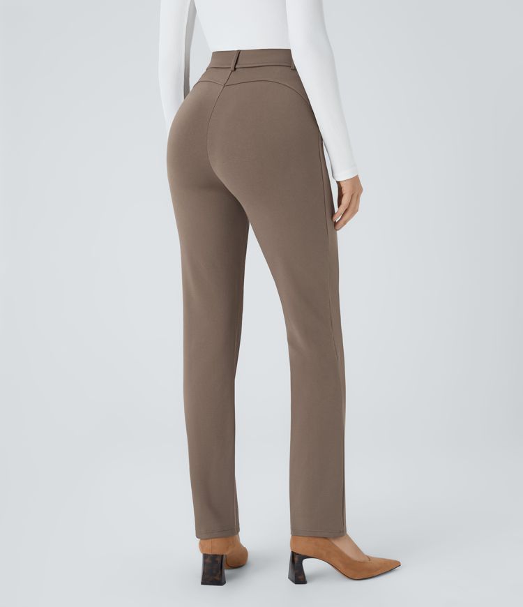 Halara Flex™ High Waisted Pocket Straight Leg Work Pants