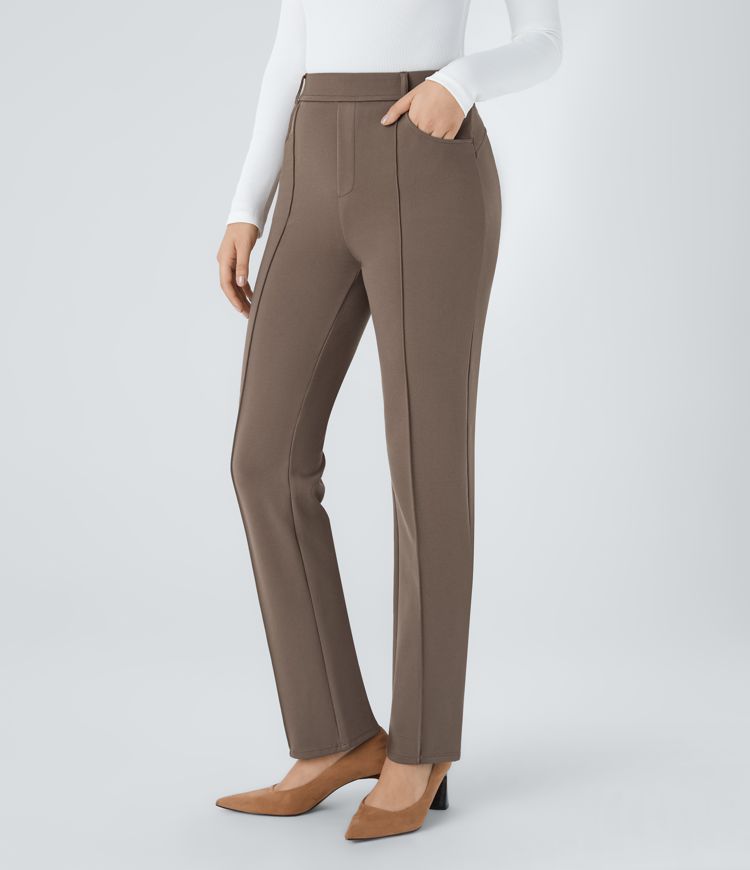 Halara Flex™ High Waisted Pocket Straight Leg Work Pants