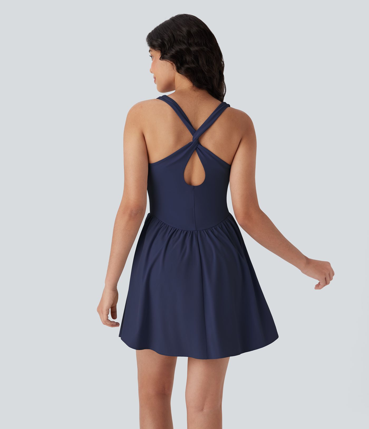 Breezeful™ Corset 2-in-1 Pocket Mini Quick Dry Flowy Pickleball Active Dress-Longer Legnth