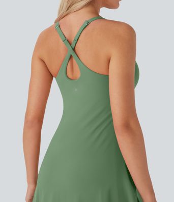 SoftlyZero™ Plush Molded Cups Dance Active Dress-Easy Peezy Edition D-F Cups