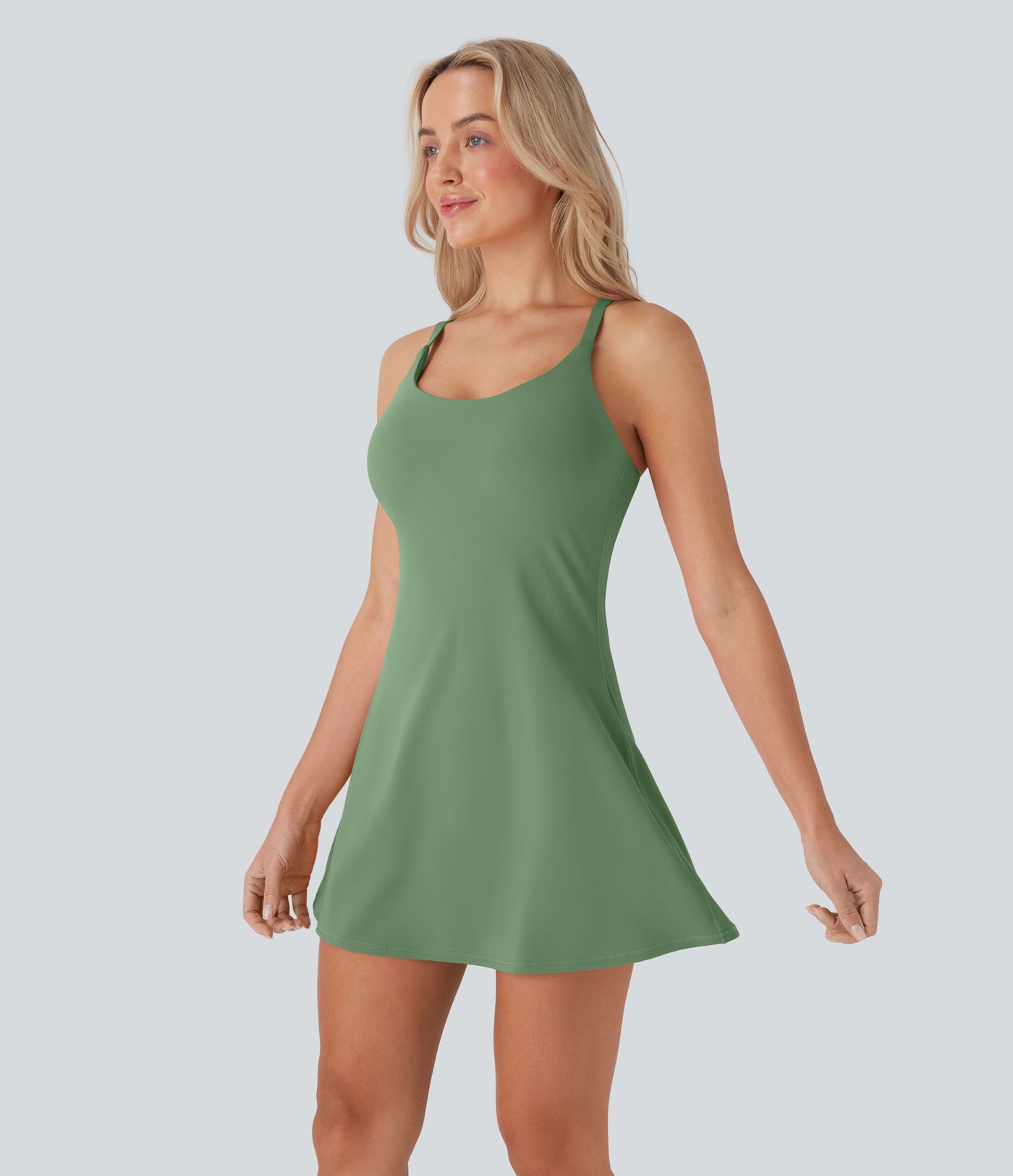 SoftlyZero™ Plush Molded Cups Dance Active Dress-Easy Peezy Edition D-F Cups