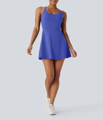 SoftlyZero™ Airy Molded Cups Cool Touch Dance Active Dress-Easy Peezy Edition D-F Cups