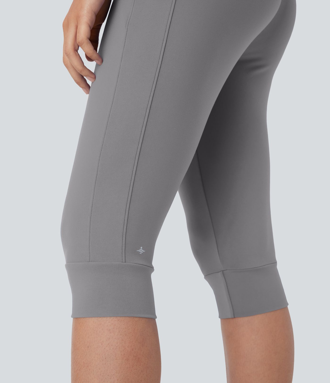 SoftlyZero™ Plüsch-Jogginghose mit hoher Taille, Kordelzug und Taschen für Yoga und Pedal Pusher