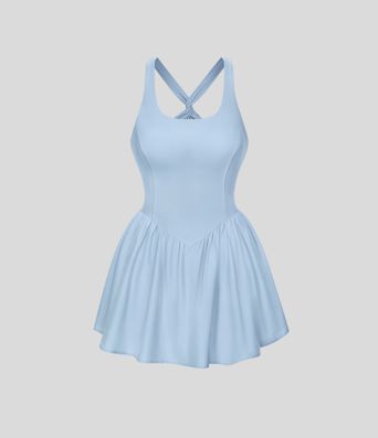 Breezeful™ Corset 2-in-1 Pocket Mini Quick Dry Flowy Pickleball Active Dress A-C Cups