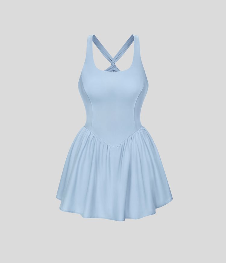 Breezeful™ Corset 2-in-1 Pocket Mini Quick Dry Flowy Pickleball Active Dress A-C Cups