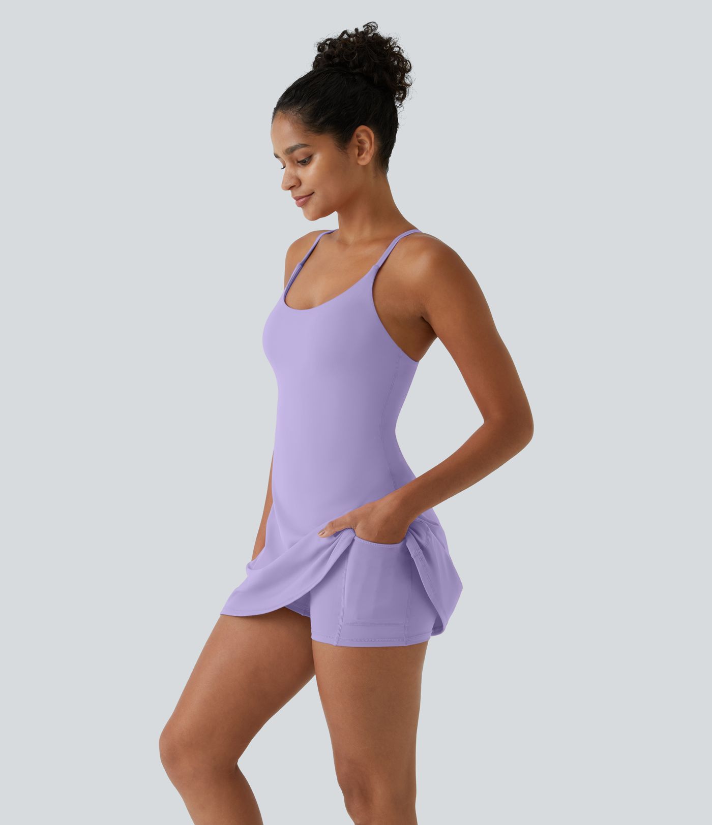 SoftlyZero™ Plush Backless Active Dress-Easy Peezy Edition