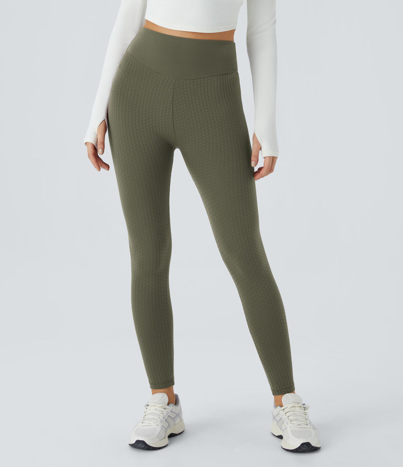 Legging effet push-up taille haute jacquard sans couture OneForm Seamless Flow