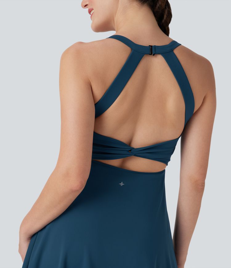 Flare Dance Active Dress-Longer Length-Easy Peezy Edition D-F Cups