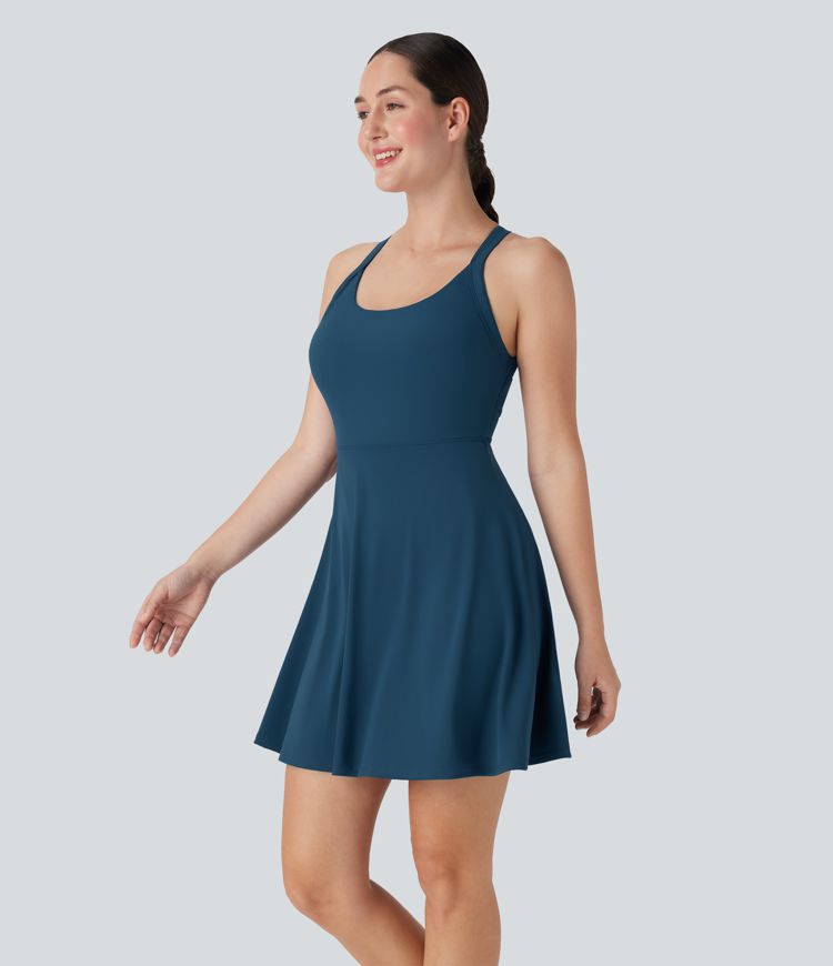 Flare Dance Active Dress-Longer Length-Easy Peezy Edition D-F Cups