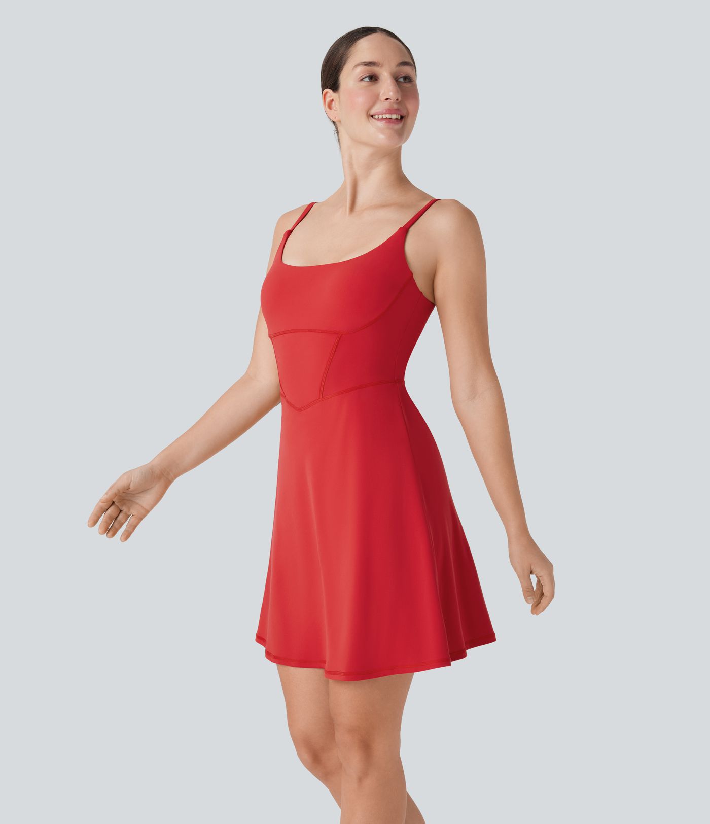 Softlyzero™ Plush Corset Backless 2-in-1 Mini Casual Dress with Side Pocket-Longer Length