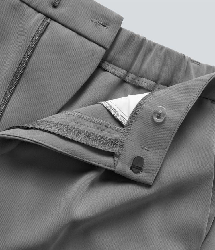 Mid Rise Work Shorts with Pockets