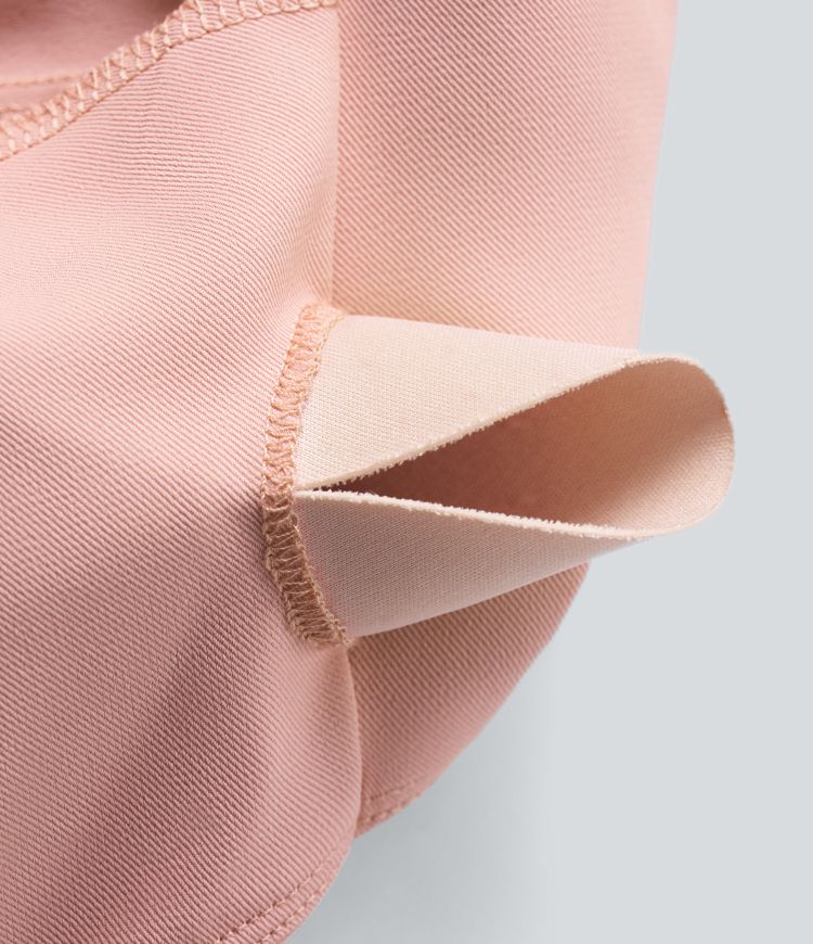 Minivestido casual con botones en la espalda